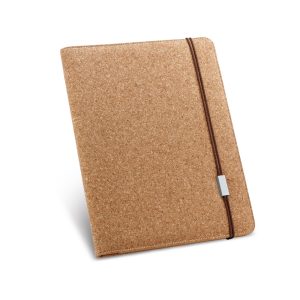 A4 cork folder with a block of plain pages SERPA
