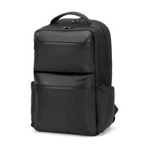 Water-repellent recycled twill backpack COPENHAGEN