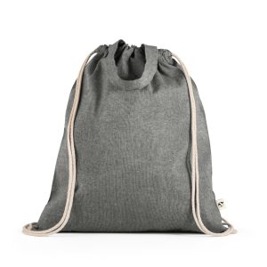 Drawstring bag with recycled cotton RISSANI