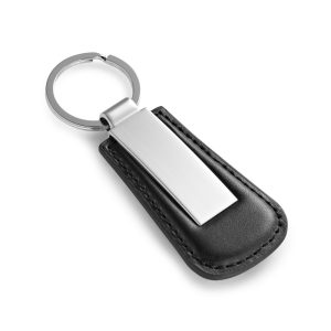 Metal Keyring with PU surround BACHMANN