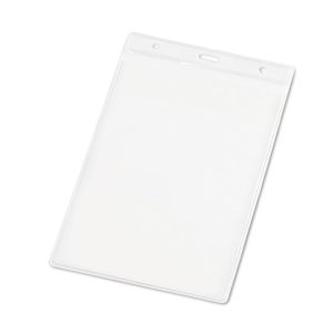 Porta badge identificativo verticale in PVC WHITMAN