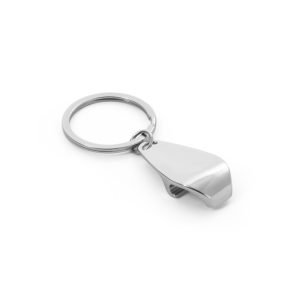 Metal keyring with bottle opener HELLI