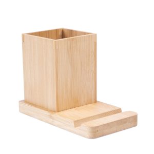 Desk set with mobile phone holder and cup ERWIN