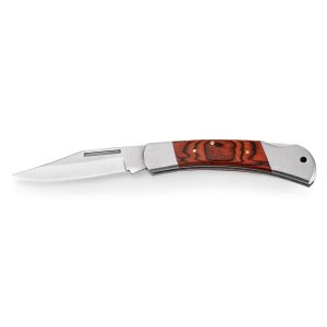 Coltello tascabile in acciaio inox e legno FALCON II