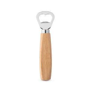 Bottle opener in metal and wood HOLZ