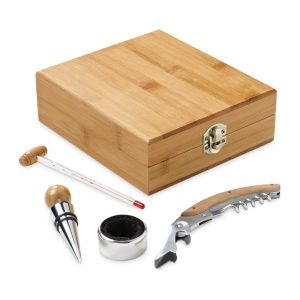 Wine set in bamboo CABERNET
