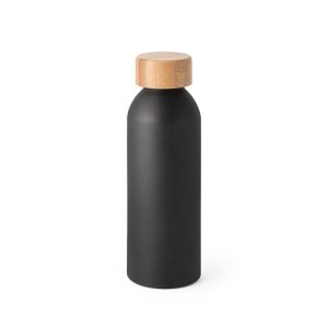 Bottiglia in alluminio con coperchio in bambù 550 mL QUETA