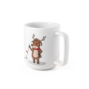 Mug with Christmas print 330 mL REINDEER