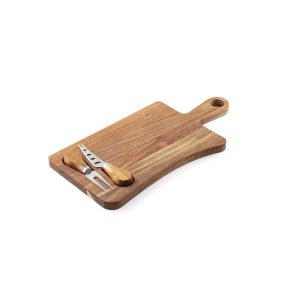 Acacia wood cheese board with handle CASSIA