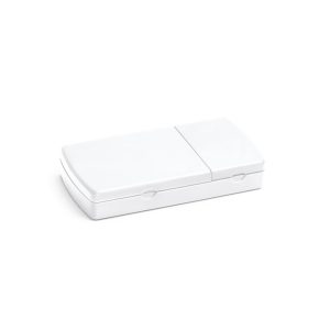 Scatola per tablet con 2 divisori NERO