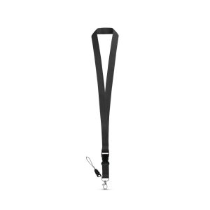 Polyester lanyard with metal carabiner ANQUETIL
