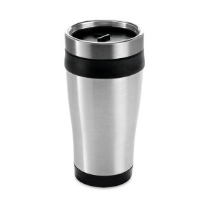 Bicchiere da viaggio in acciaio inox e PP 420 mL BATUM