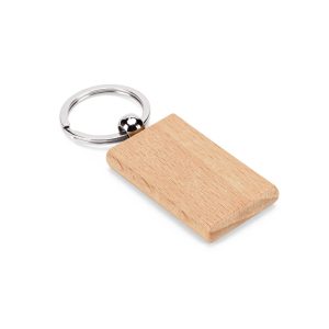 Portachiavi rettangolare in legno di faggio STEWIE