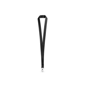 Polyester lanyard with safety clasp LEEDS