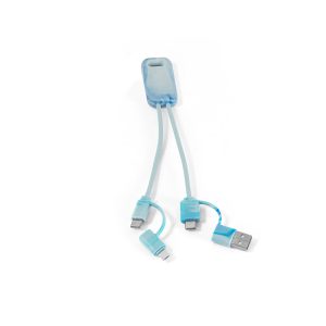 Superfast 6-in-1 USB cable in recycled PET BERNERS
