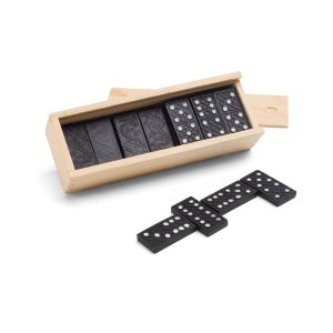 Domino in scatola di legno con coperchio MIGUEL