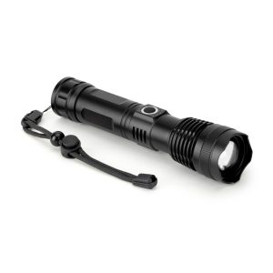Rechargeable 10 W torch made from aluminium YVIAN