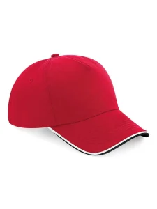 Cappellino Authentic a 5 pannelli – visiera con profilo Beechfield B25C