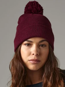 Cuffia Original con pompon Beechfield B426