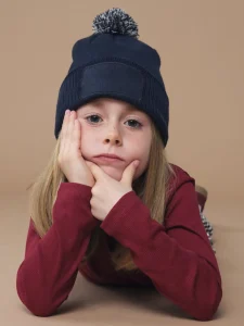 Berretto con toppa Snowstar per bambini Beechfield B443B