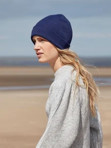 Berretto in cotone organico a maglia fine Beechfield B51N