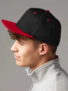 Cappellino snapback a 5 pannelli a contrasto Beechfield B610C