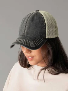 Trucker vintage a 6 pannelli Beechfield B672