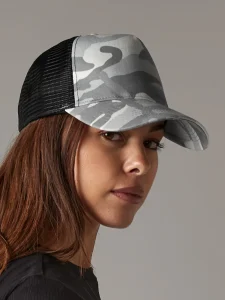 Cappellino trucker snapback Camo Beechfield B694
