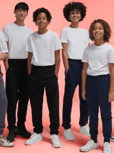 Pantaloni felpati ID.000 bambini B&C Collection BCBK001