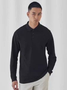 Polo Safran a maniche lunghe B&C Collection BCPU414