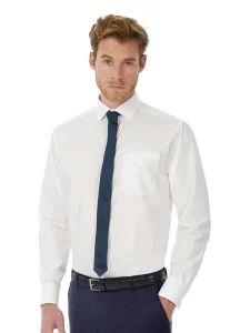 B&C Heritage LSL – men’s long-sleeve shirt B&C BCSMP41