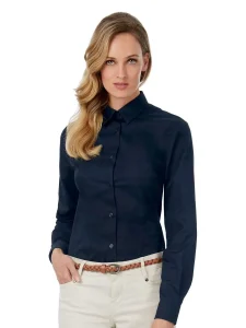 B&C Sharp LSL – women’s long-sleeve shirt B&C BCSWT83