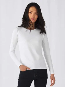 B&C #E190 women’s long sleeve t-shirt B&C Collection BCTW08T