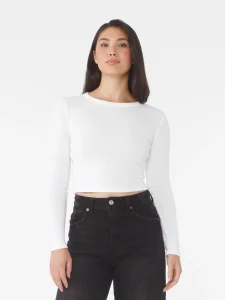Women’s micro rib long sleeve baby tee Bella+Canvas BE1501