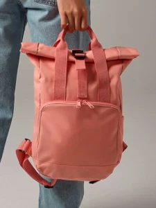 Recycled mini twin handle roll-top backpack Bag Base BG118S