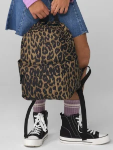 Leopard print mini backpack Bag Base BG195S