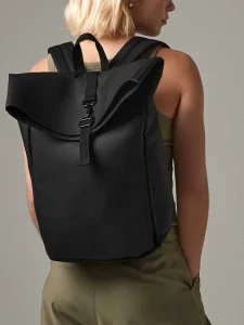 Matte PU roll-top backpack Bag Base BG335