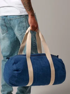 Borsa a botte in denim Bag Base BG646