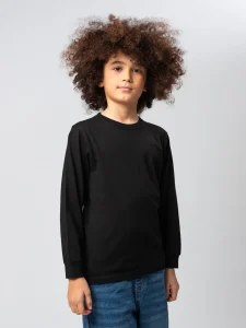 T-shirt Evolution Kids a maniche lunghe Black Spider BSK100