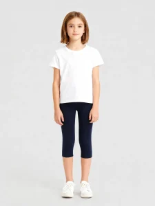 Girls’ 3/4 leggings Black Spider BSK461