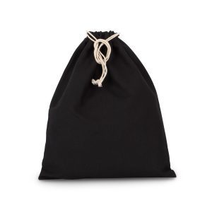 Cotton bag with drawcord closure – large size Kimood KI0747