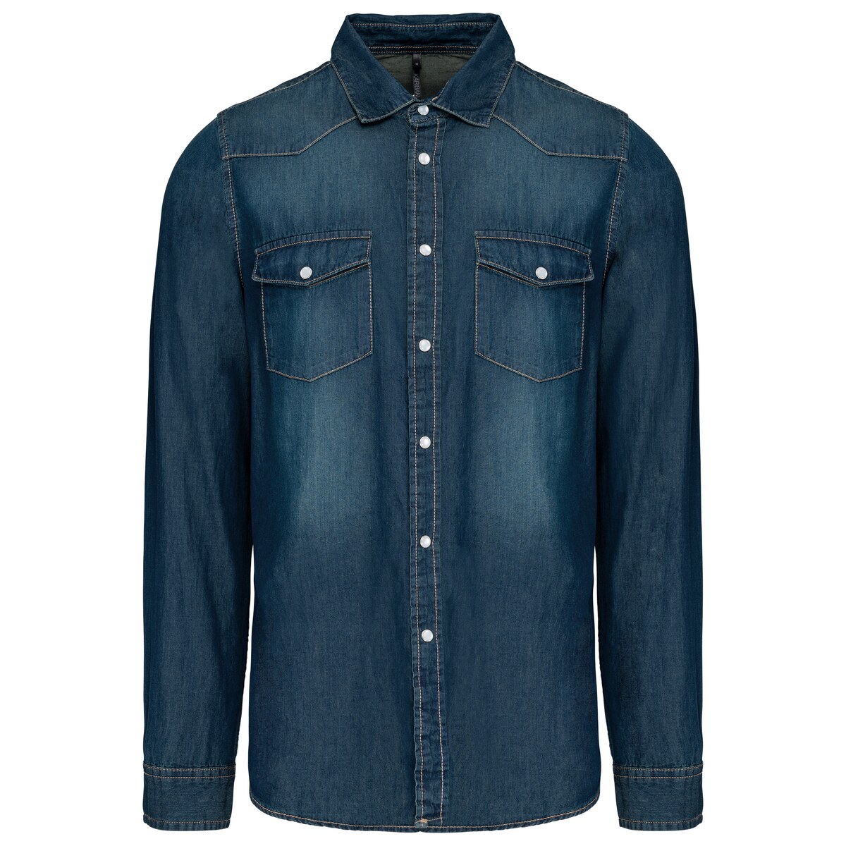 Men's long-sleeved denim shirt Kariban KA519