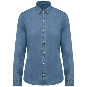 Ladies’ denim shirt Kariban KA509