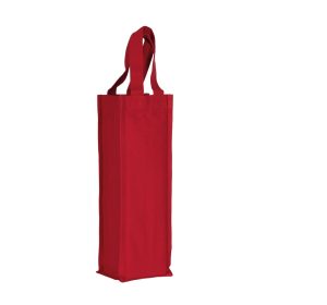 Cotton canvas bottle bag Kimood KI0269