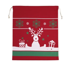 Drawstring bag with Christmas patterns Kimood KI0735