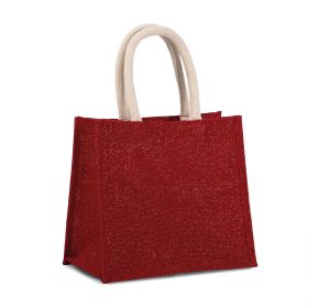 Jute canvas tote – medium Kimood KI0273