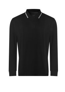 Polo 100 con bordi a maniche lunghe Just Polos JP103