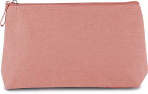 Cotton canvas toiletry bag Kimood KI0727