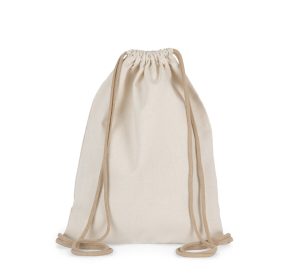Small recycled backpack with drawstring Kimood KI5102
