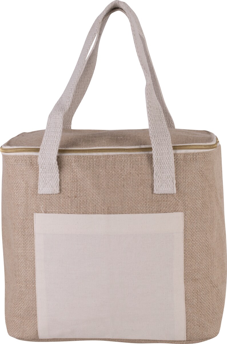Jute cool bag - medium size Kimood KI0353